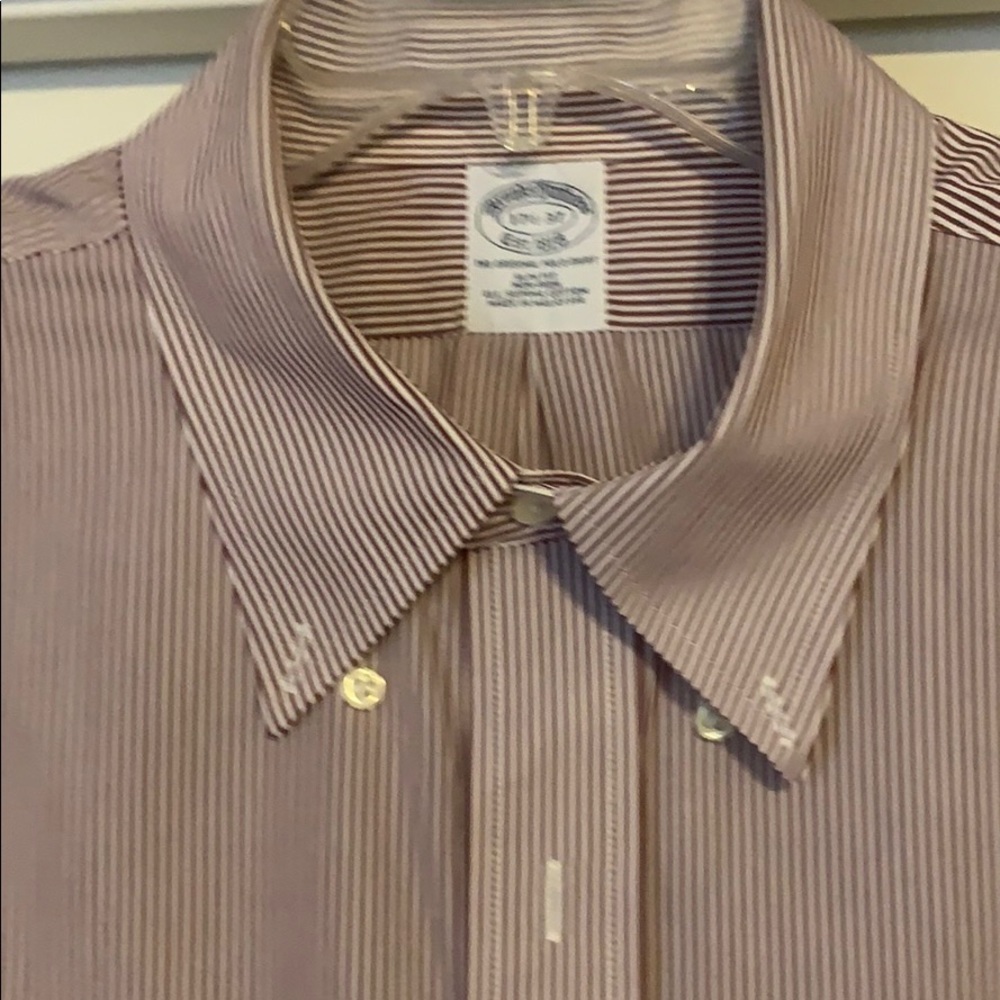 Brooks Brothers Tall Men’s Dress Shirt 17.5 37.